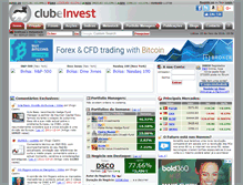 Tablet Screenshot of clubeinvest.com
